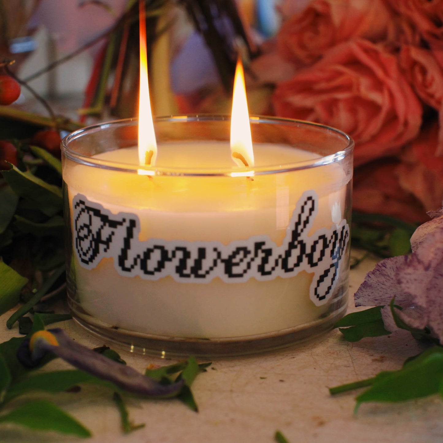 Flowerboy Project 10YR Anniversary Candle | Dirty Rose Girl