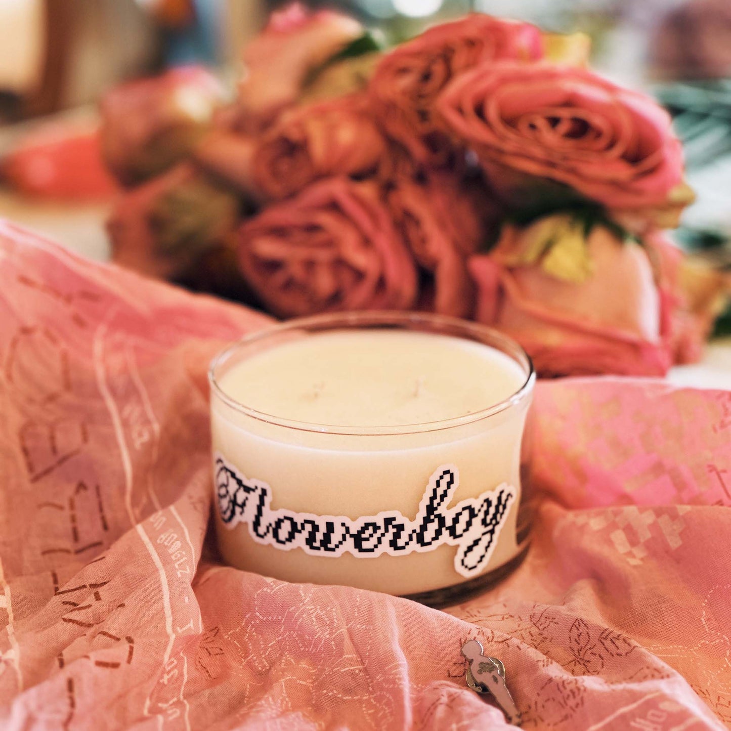 Flowerboy Project 10YR Anniversary Candle | Dirty Rose Girl