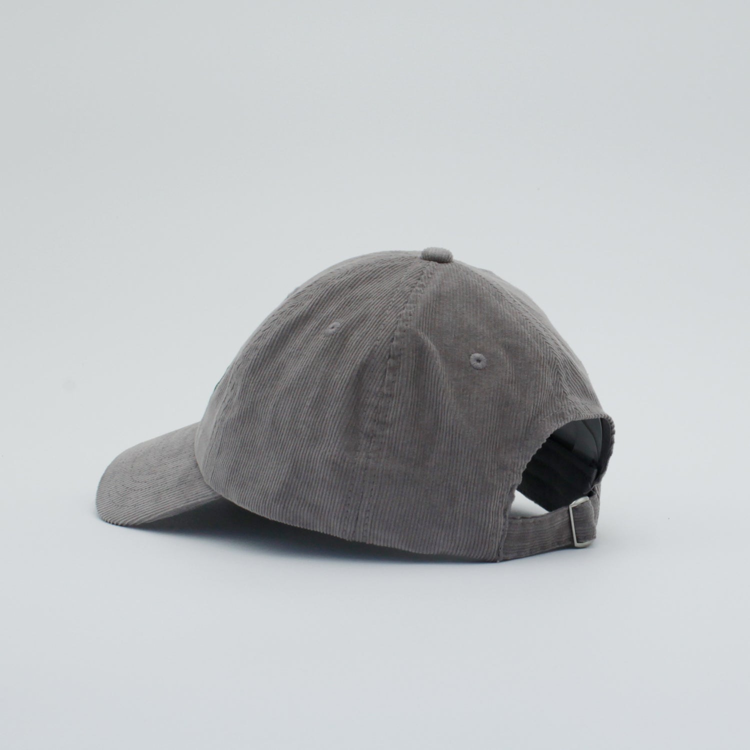 Flowerboy Project Embroidered Corduroy Cap | Grey & Green