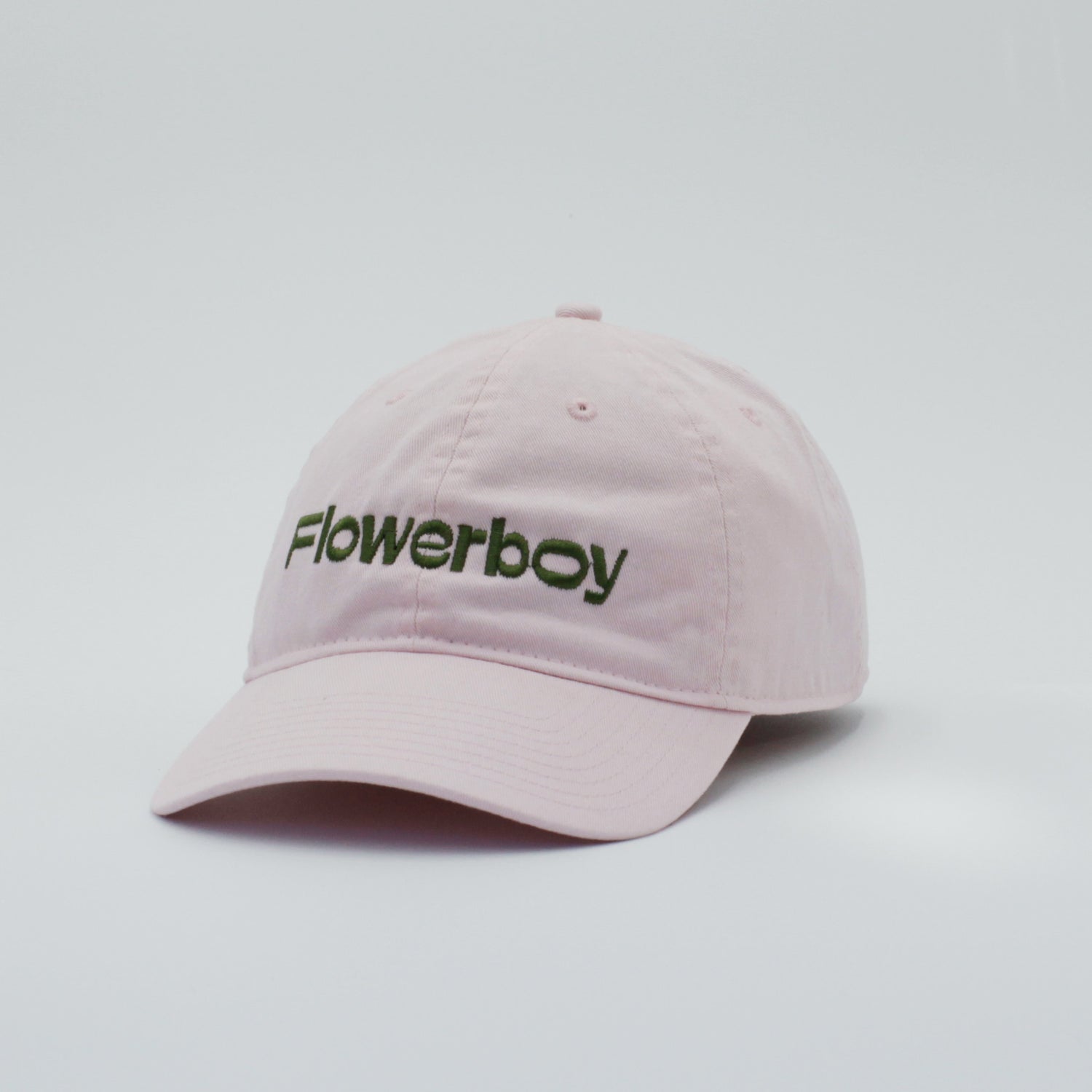 Flowerboy Project Embroidered Dad Hat | Pink & Green