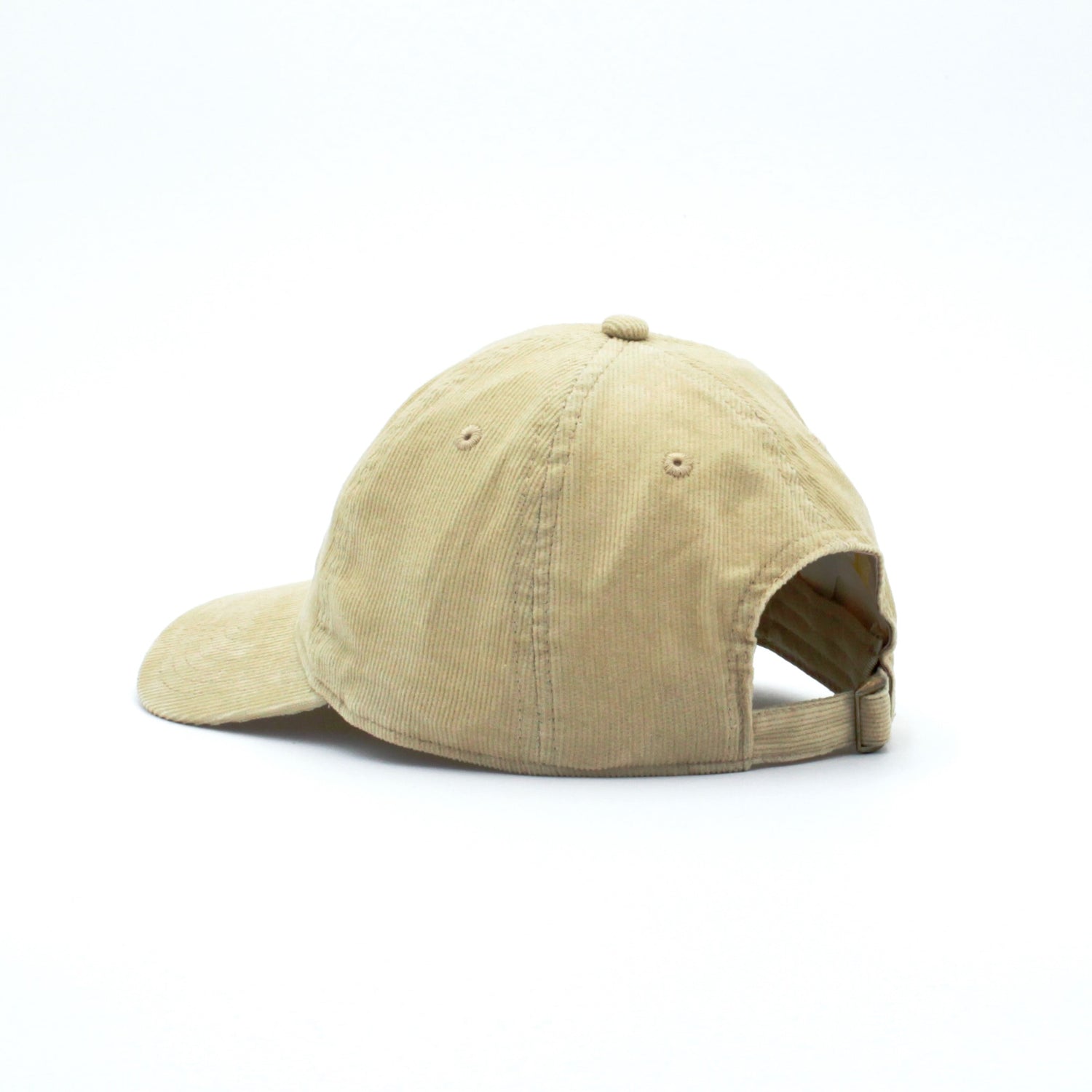 Flowerboy Project Embroidered Corduroy Cap | Tan & Pink