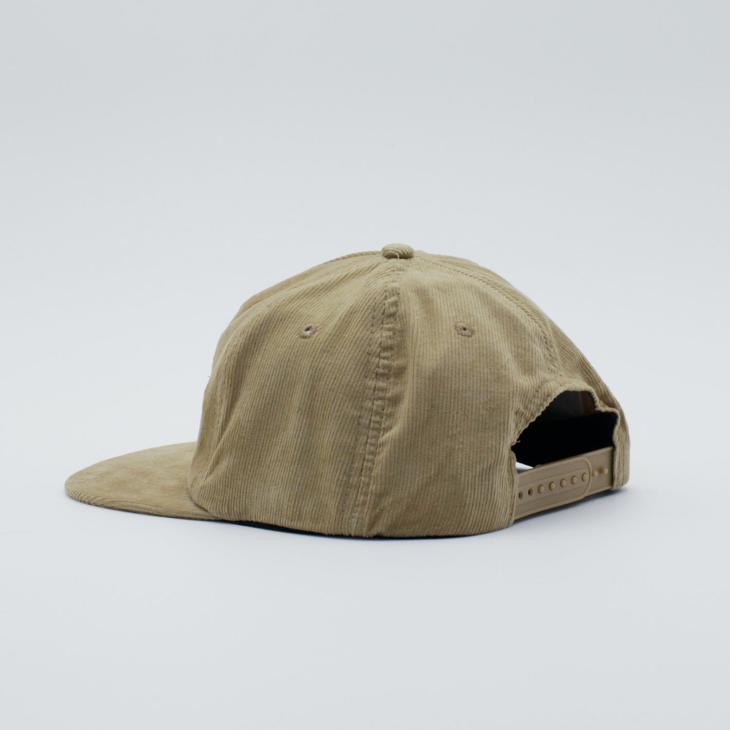 Flowerboy Project Embroidered Corduroy Snapback Cap | Tan & Gold