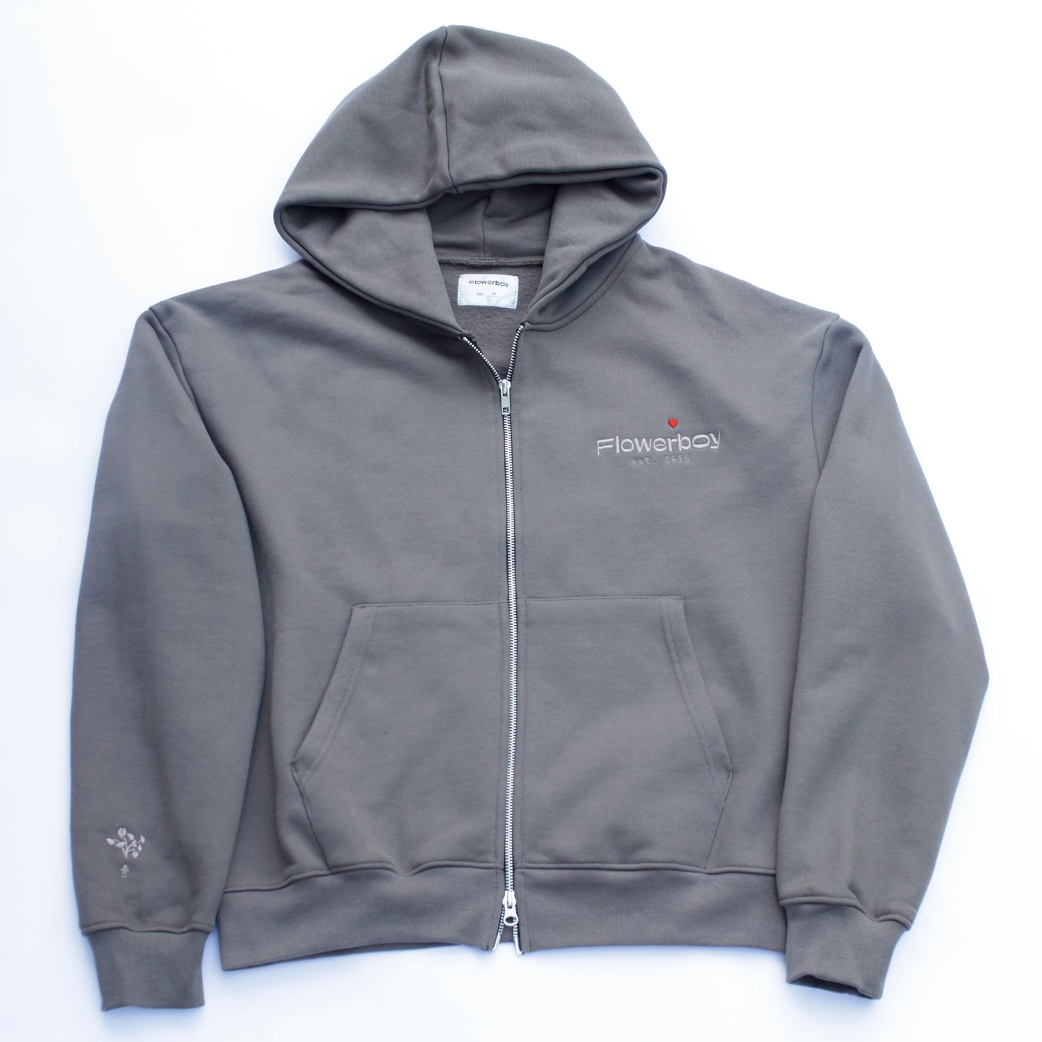 Flowerboy Project Heavyweight Zip Hoodie | Taupe