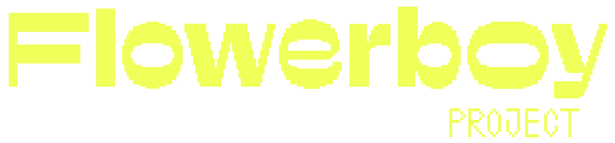 Flowerboy Project Logo Neon Yellow