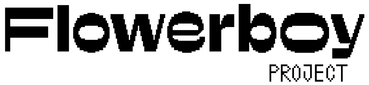 Flowerboy Project Logo Black