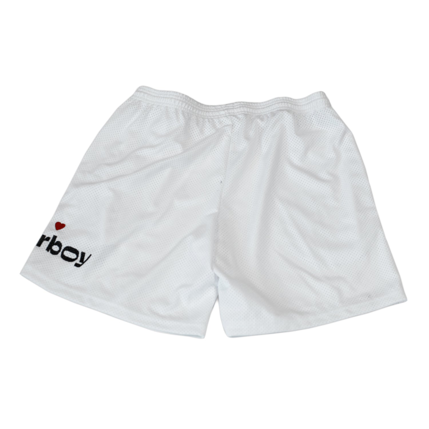 Flowerboy Project Heart Basketball Shorts | White