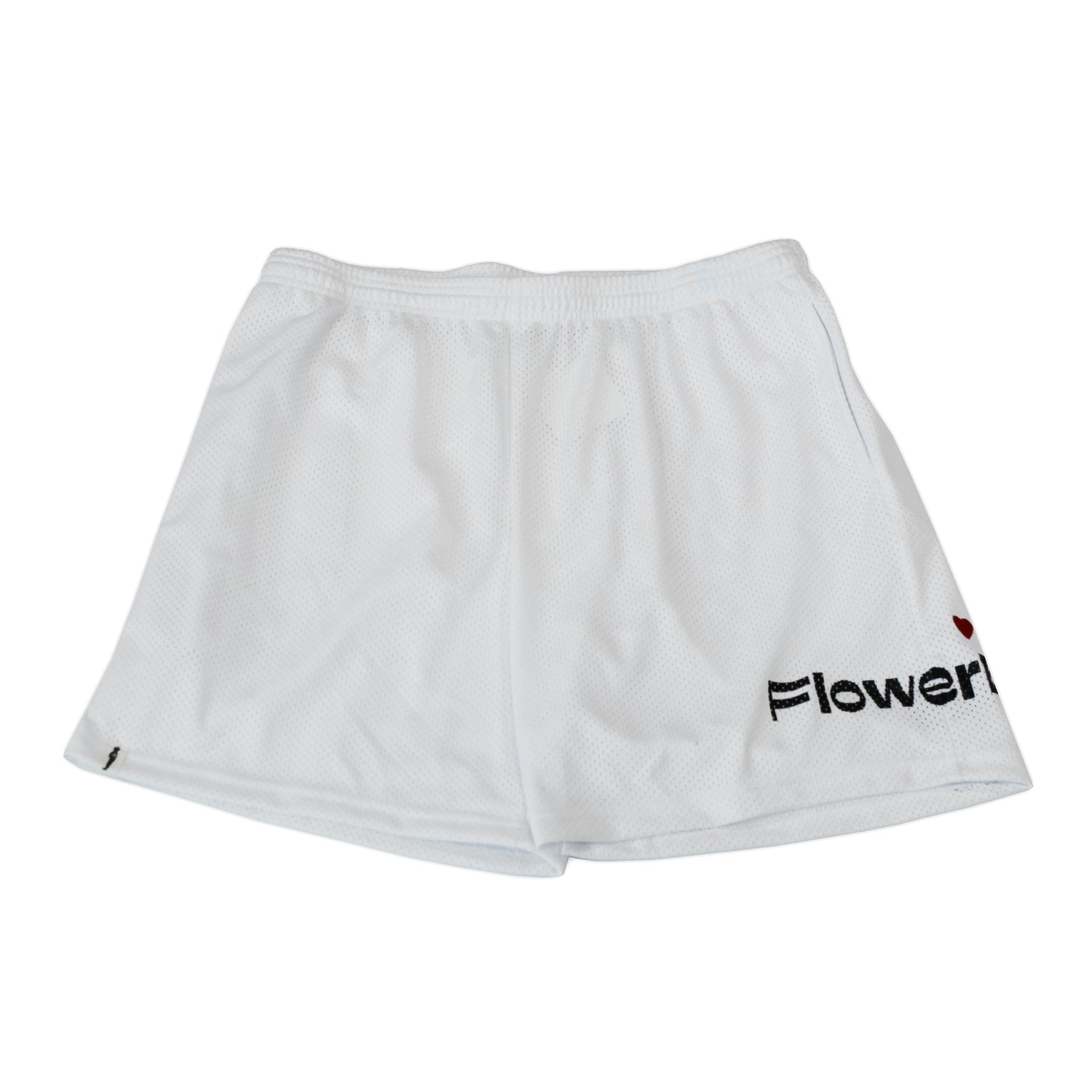 Flowerboy Project Heart Basketball Shorts | White