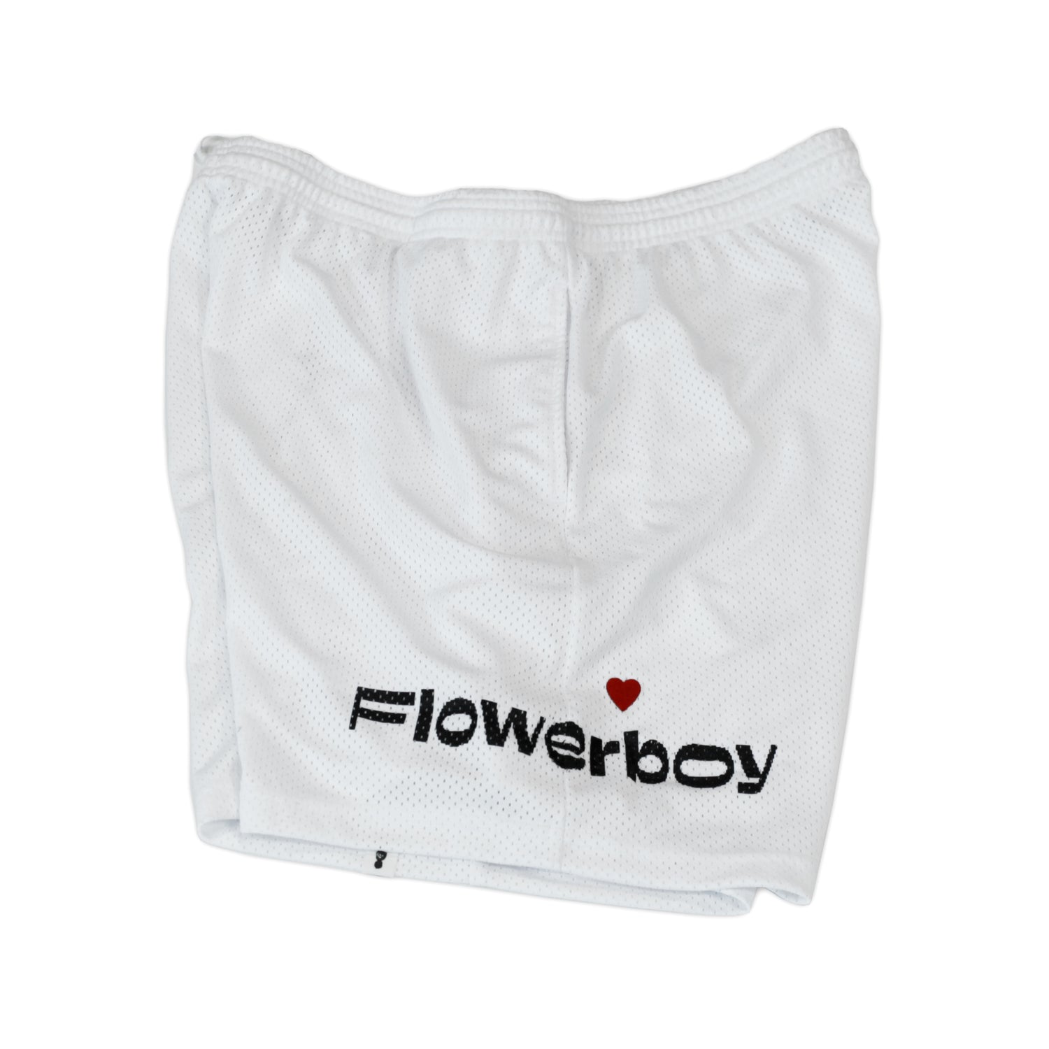 Flowerboy Project Heart Basketball Shorts | White