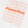 Flowerboy Project Long Sleeve Tee | White & Red - Detail