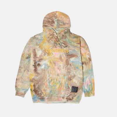 Flowerboy Rainbow Dip-Dyed Hooded Sweatshirt