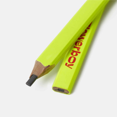 Flowerboy Project Carpenter Pencil | Safety Green - Detail