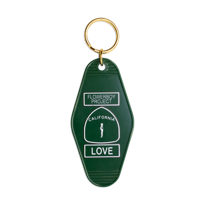 Flowerboy Project Pacific Coast Highway Hotel Key Chain | Green